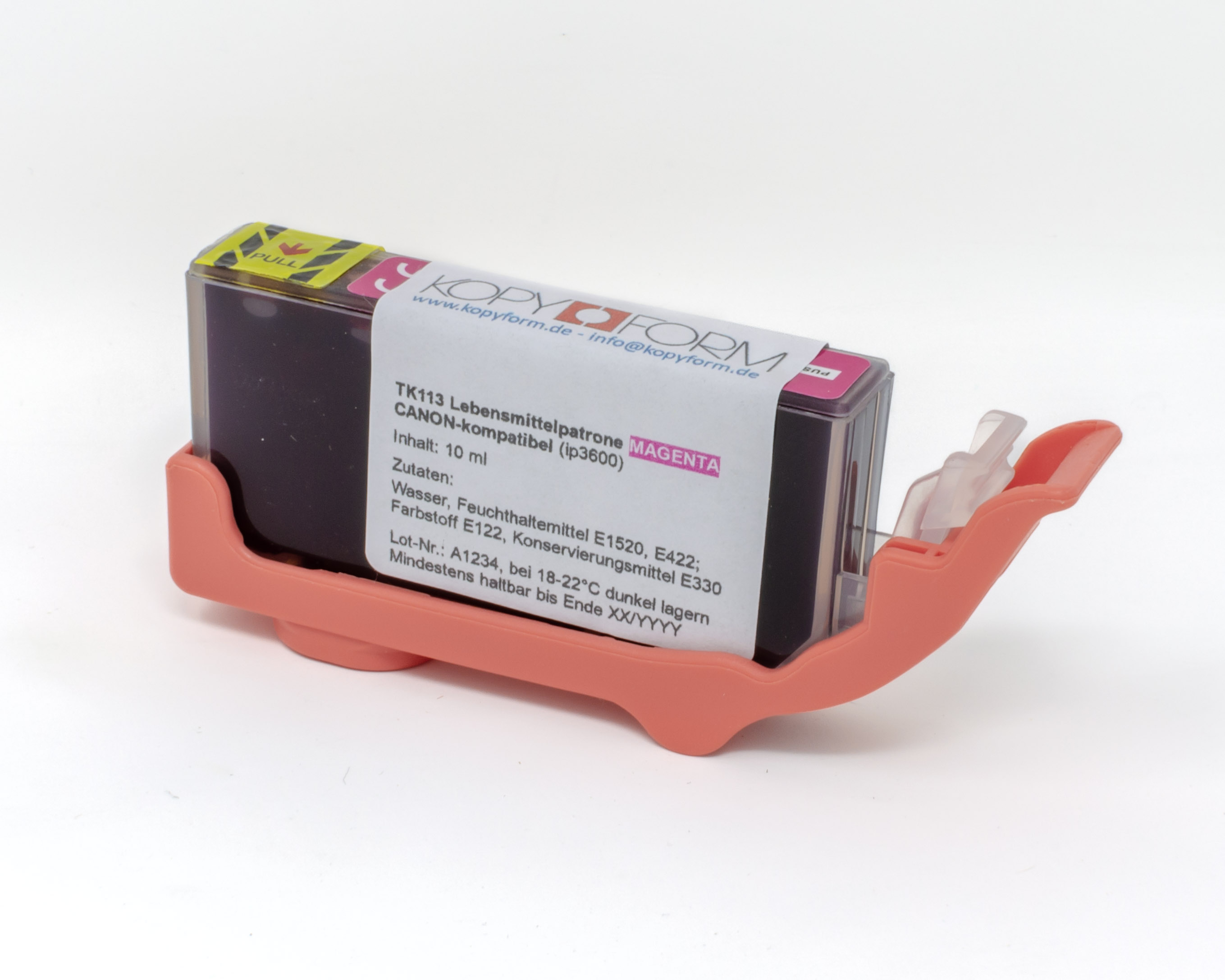 Lebensmitteltinte in Patronen PGI-520 / CLI-521 (TK110)