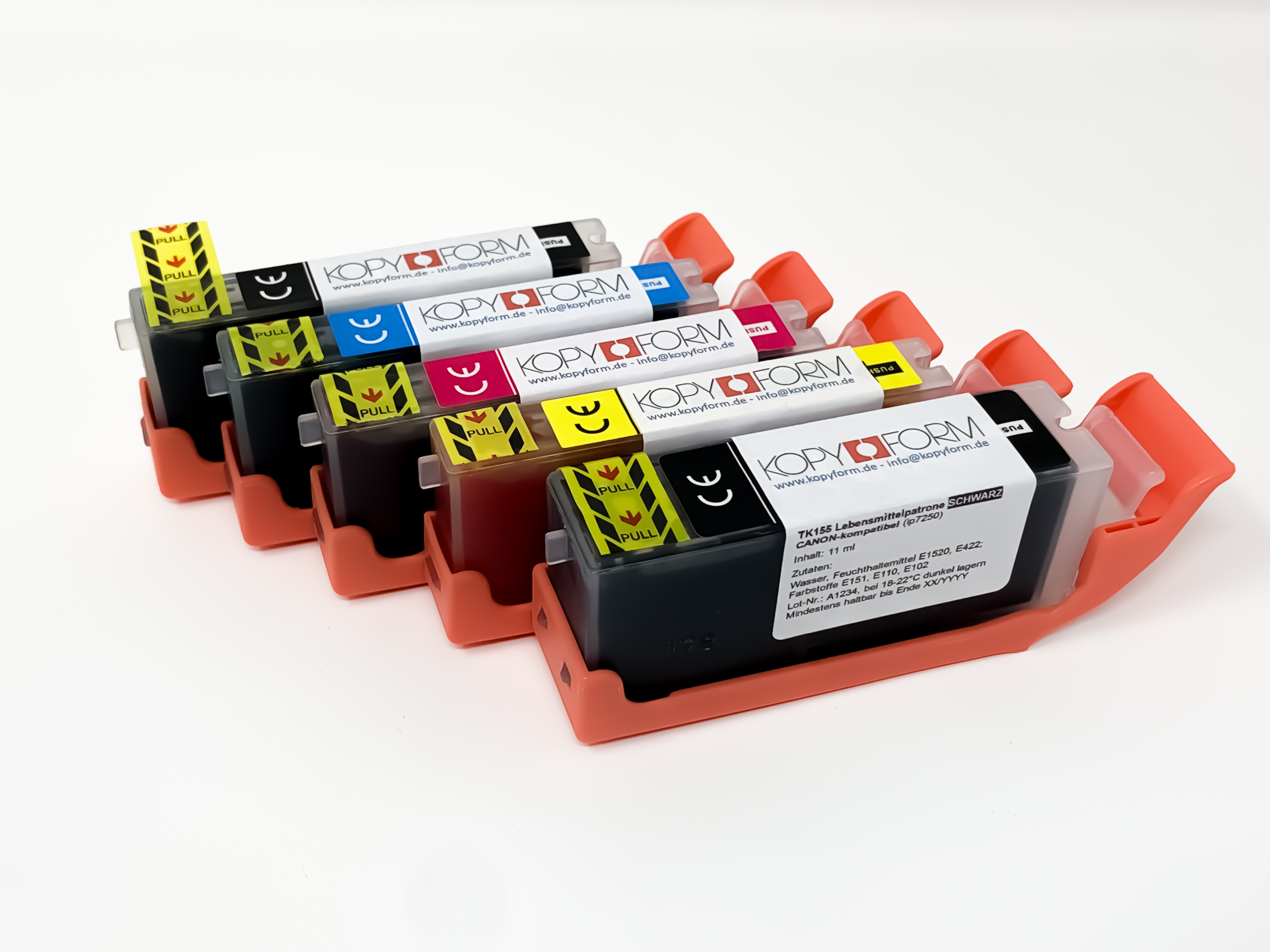 Lebensmitteltinte in Patronen PGI-550 / CLI-551 (TK150)