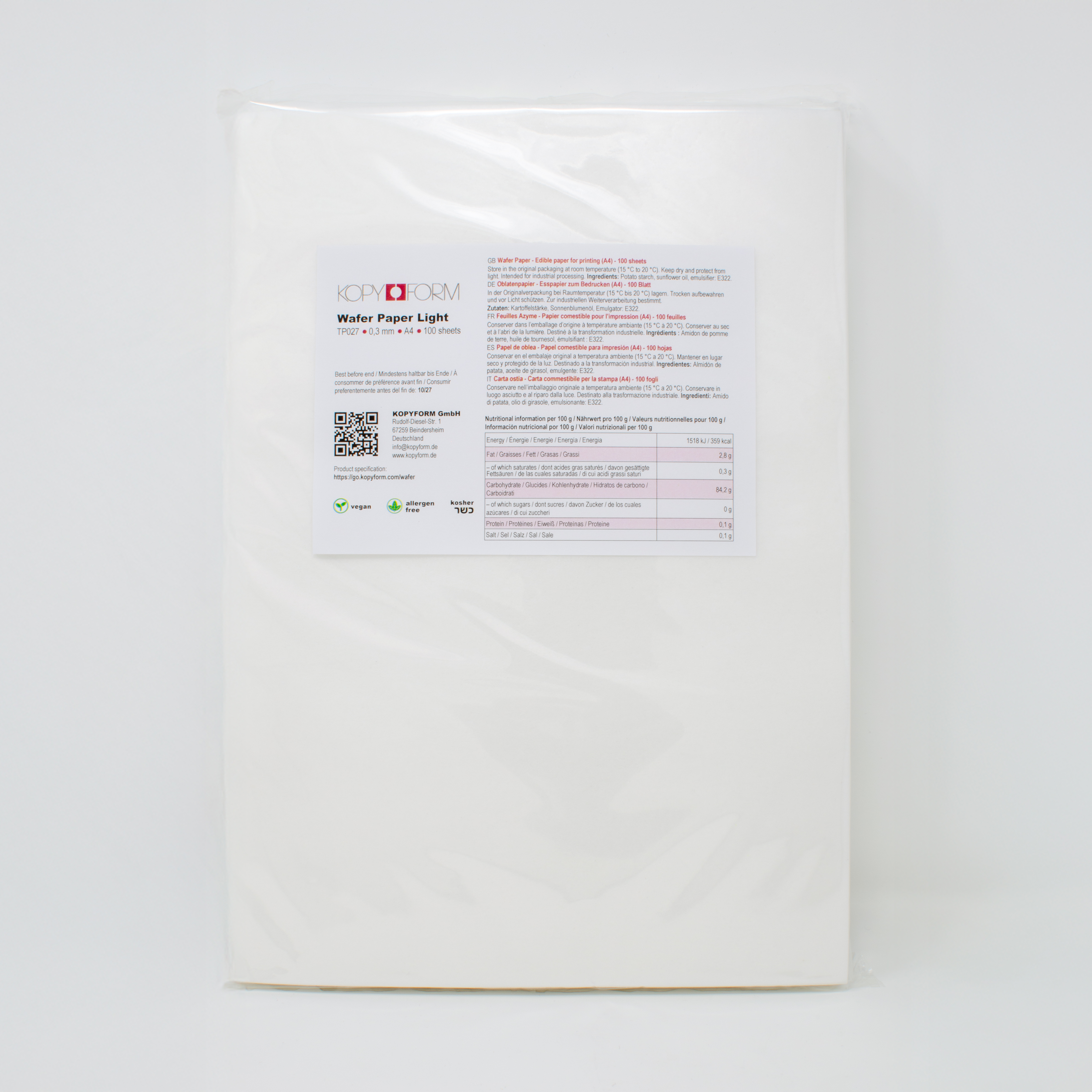 Oblatenpapier