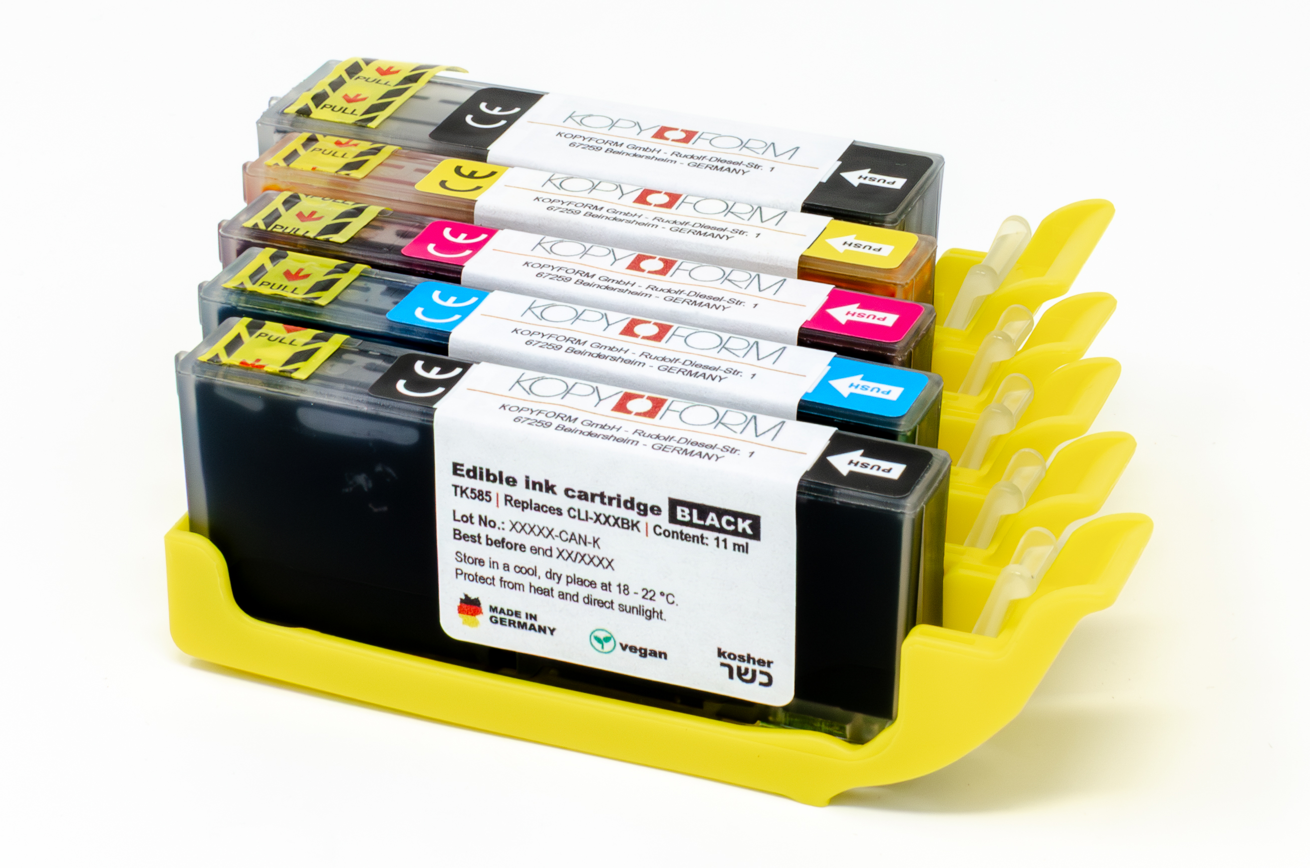 Lebensmitteltinte in Patronen PGI-580 / CLI-581 (TK580)