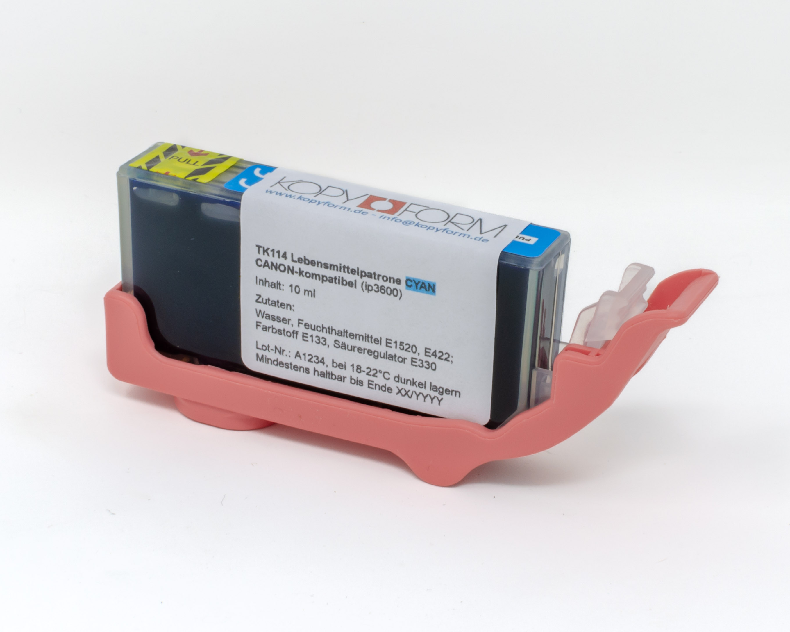 Lebensmitteltinte in Patronen PGI-520 / CLI-521 (TK110)