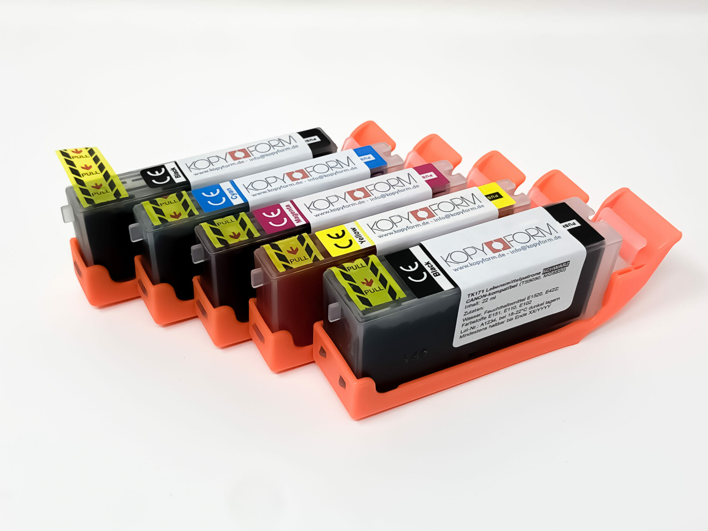 Lebensmitteltinte in Patronen PGI-570 / CLI-571 (TK170)
